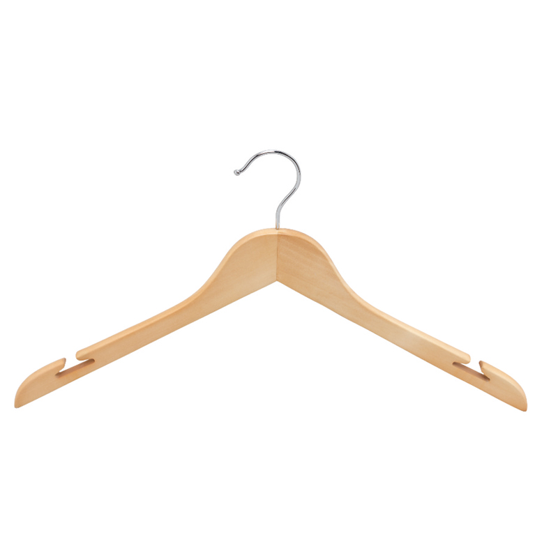 Non Slip Custom Real Wood Hanger